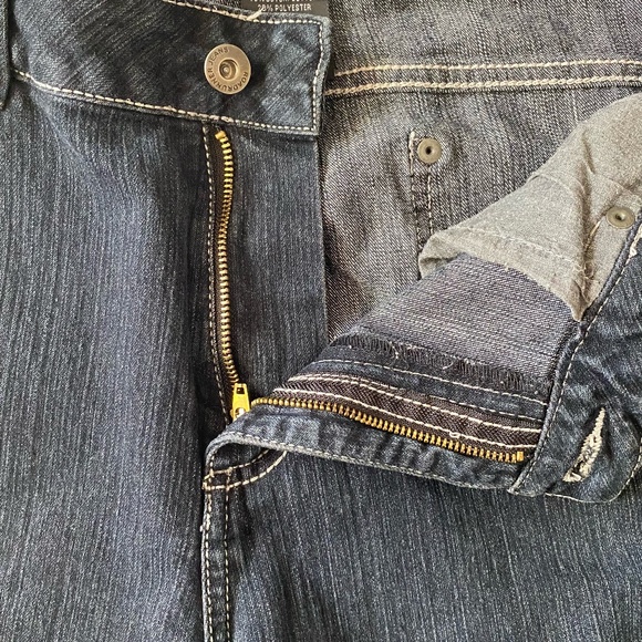 Roadrunner Women's Sz12x31 Dark Denim Straight Leg Stretch Jeans - Picture 9 of 16